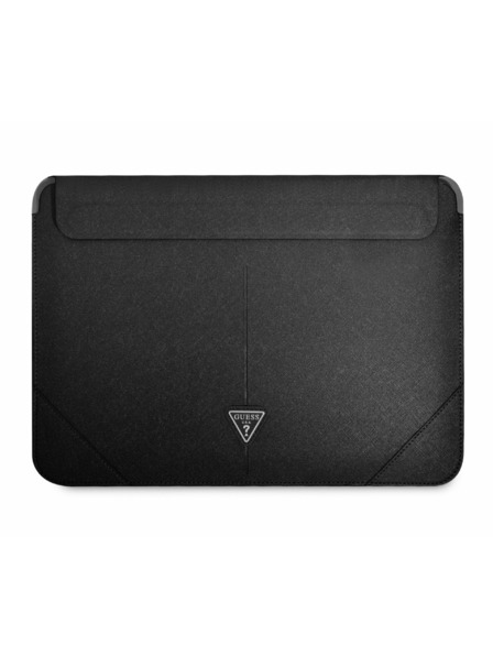Guess Guess Saffiano Triangle Metal Logo Etui za računalnik 13/14" Črna