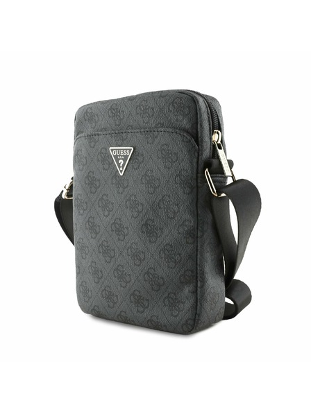 Guess Guess PU 4G Triangle Logo Torba 8" Črna