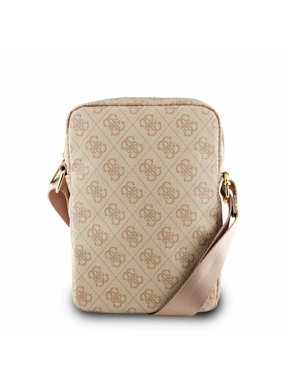 Guess Guess PU 4G Triangle Logo Torba 8" Roza