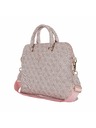 Guess Guess PU 4G Triangle Logo Torba za prenosnik 13/14/15" Roza
