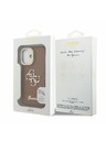 Guess Guess PU Grained 4G Logo Stand Camera Frame Zadnji pokrov za iPhone 16 Brown