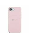 Guess Guess PU Grained Classic Logo MagSafe Zadnji pokrov za iPhone 16e Pink