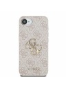 Guess Guess PU 4G Metal Logo Zadnji pokrov za iPhone 16e Pink