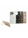 Guess Guess PC/TPU Elektroplatiran Stojalo Camera Frame MagSafe Zadnji pokrov z Zamenljivim Ozadjem za iPhone 16 Pro Max