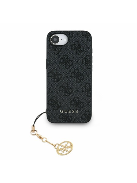 Guess Guess 4G Obesek Zadnji pokrov za iPhone 16e Ton na ton siva