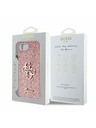 Guess Guess PU Fixed Glitter 4G Metal Logo Zadnji pokrov za iPhone 16e Pink