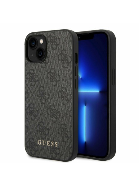 Guess Guess 4G Zadnji ovitek za iPhone 14 Rjav