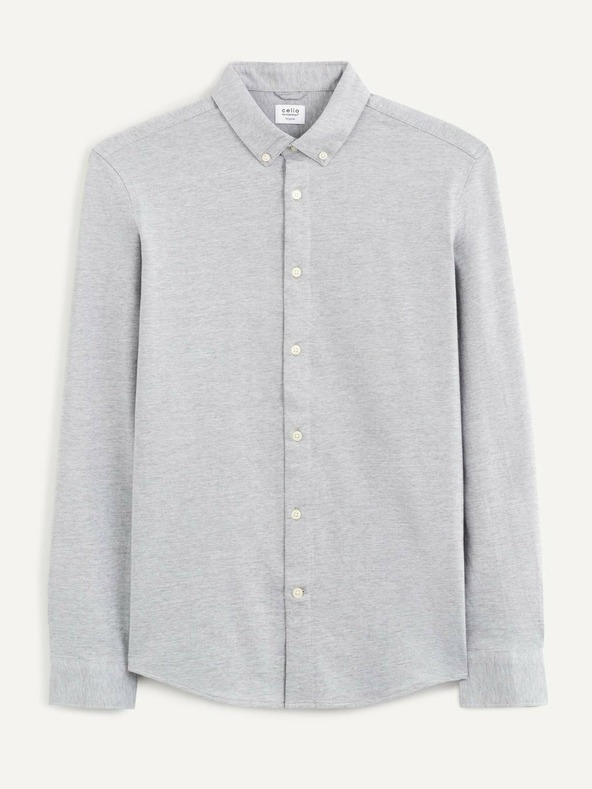 Celio Svetlo siva moška majica Celio Bapik