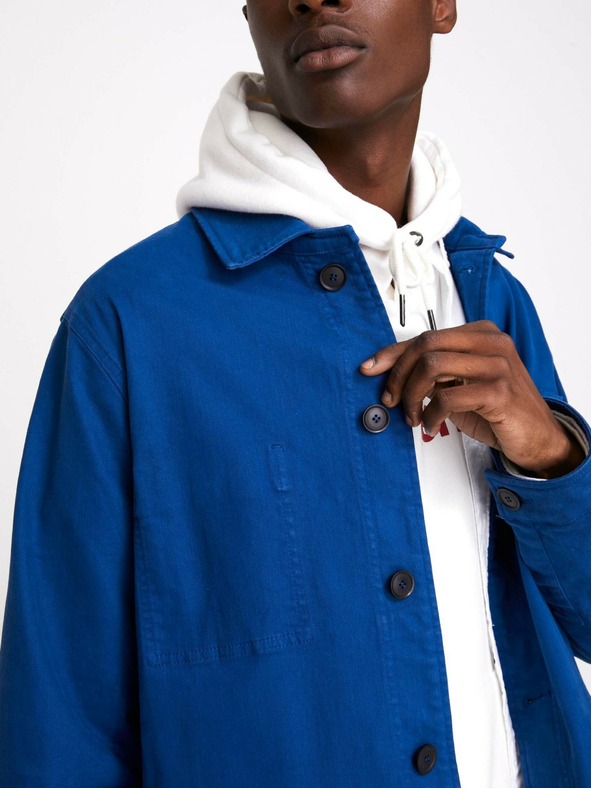 Celio Modra moška lahka jakna z žepi Celio Muse