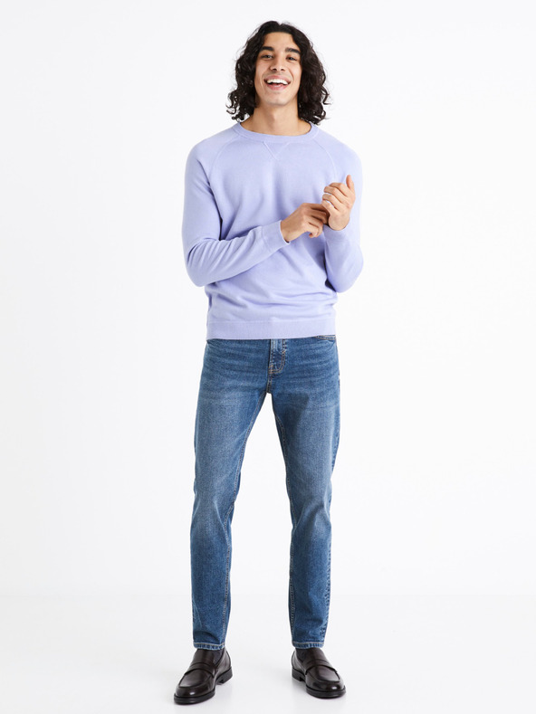 Celio Modre moške kavbojke ozkega kroja Celio C25 Doslue25