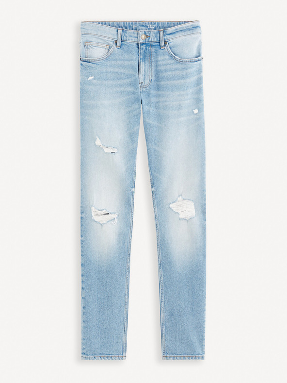 Celio svetlo modre moške kavbojke ozkega kroja Celio Fostroy