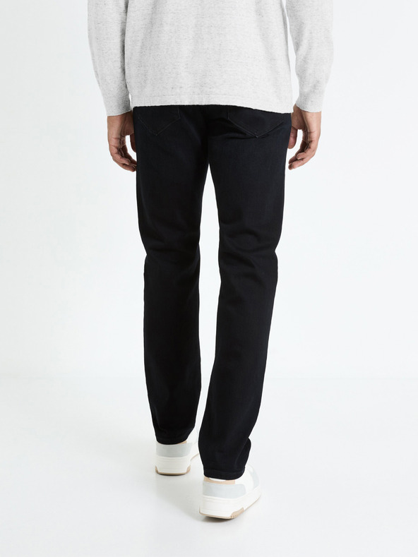 Celio Črne moške kavbojke ravnega kroja Celio Fobody15