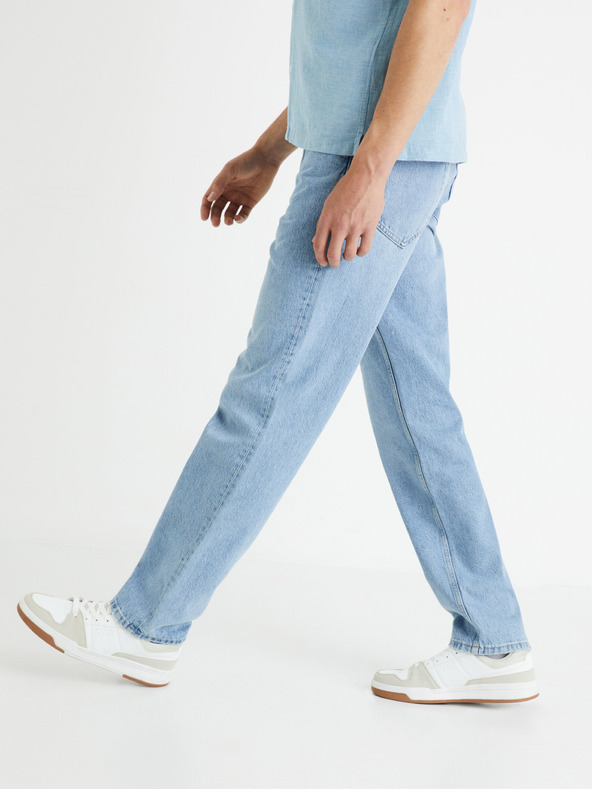 Celio Svetlomodre moške kavbojke ravnega kroja Celio Foloose