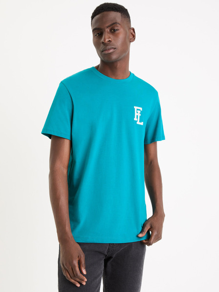 Celio Modra moška majica Celio Gexflov