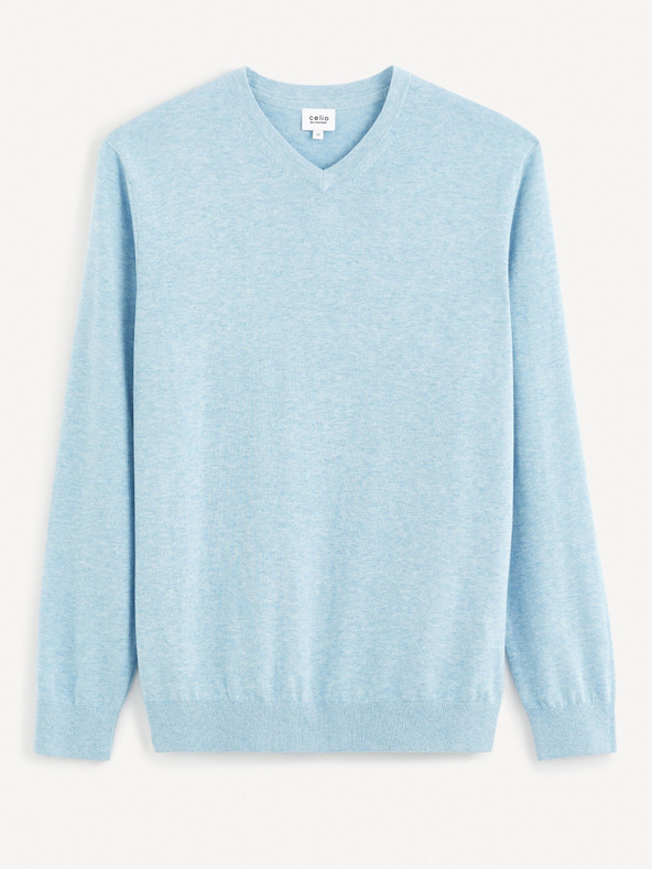 Celio Svetlo modra moška osnovna jopa Celio Decotonv