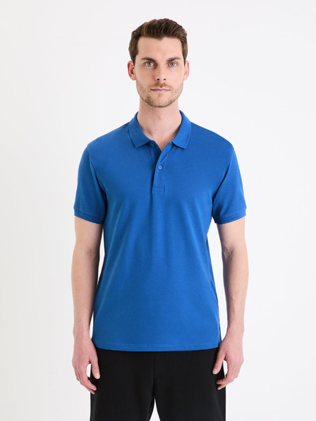 Celio Modra moška polo majica Celio Teone