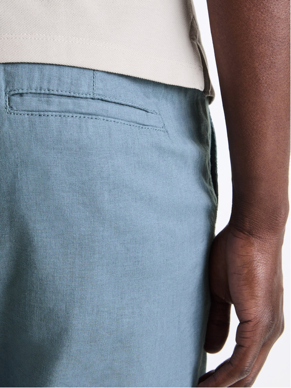 Celio Modre moške hlače s platnom Celio Dolinco