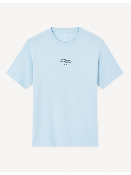 Celio Svetlomodra moška majica Celio Jeword