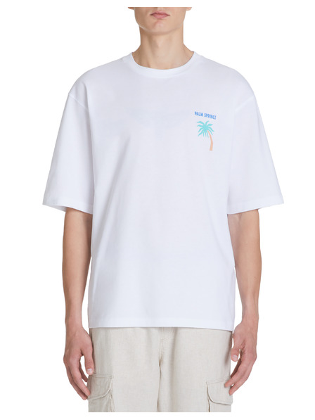 Celio Bela moška majica Celio Jecalif