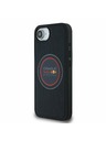 Oracle Red Bull Racing Red Bull PU usnje rdeči obroč MagSafe zadnji ovitek za iPhone 16e mornarsko modra