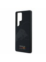 Oracle Red Bull Racing Red Bull usnjeni mrežasti ovitek z vtisnjenim logotipom MagSafe za Samsung Galaxy S25 Ultra mornarsko modra