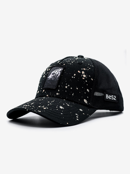 Be52 Be52 Tiger splash baseball kapa premium črna/peščena