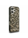 Karl Lagerfeld Karl Lagerfeld IML Leopard MagSafe Zadnji Pokrov za iPhone 16 Rjava