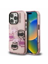 Karl Lagerfeld Karl Lagerfeld IML Multi K&CH Heads Zadnji Pokrov za iPhone 16 Pro Max Roza