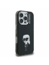 Karl Lagerfeld Karl Lagerfeld IML Aquarelle Karl Zadnji Pokrov za iPhone 16 Pro Črna