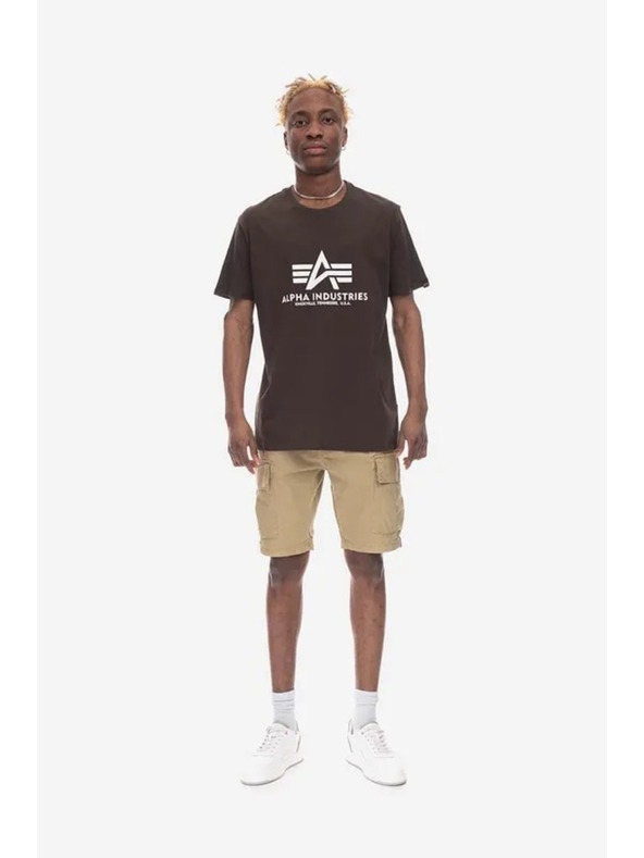 Alpha Industries Moške bež kratke hlače Ripstop Jogger Short Alpha Industries