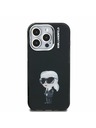 Karl Lagerfeld Karl Lagerfeld IML Aquarelle Karl Zadnji Ovitek za iPhone 15 Pro Black