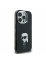 Karl Lagerfeld Karl Lagerfeld IML Aquarelle Karl Zadnji Ovitek za iPhone 15 Pro Black