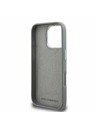 Karl Lagerfeld Karl Lagerfeld Grained PU K&CH Heads Zadnji Ovitek za iPhone 16 Pro Grey