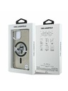Karl Lagerfeld Karl Lagerfeld IML Glitter Karl and Choupette Sketch MagSafe Zadnji Ovitek za iPhone 15 Black