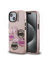 Karl Lagerfeld Karl Lagerfeld IML Multi K&CH Glave Zadnji Pokrov za iPhone 15 Roza
