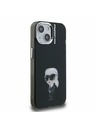 Karl Lagerfeld Karl Lagerfeld IML Akvarel Karl Zadnji Pokrov za iPhone 15 Črn