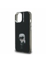 Karl Lagerfeld Karl Lagerfeld IML Akvarel Karl Zadnji Pokrov za iPhone 15 Črn