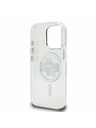 Karl Lagerfeld Karl Lagerfeld IML Bleščice Karl in Choupette Skica MagSafe Zadnji Pokrov za iPhone 15 Pro Prozoren