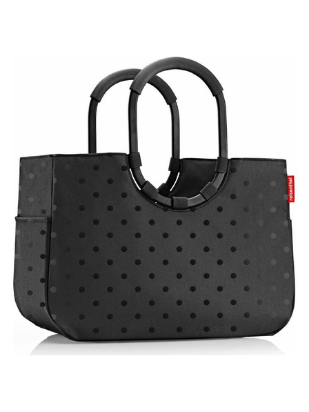 Reisenthel Torba Reisenthel Loopshopper L Frame Glossy dots black