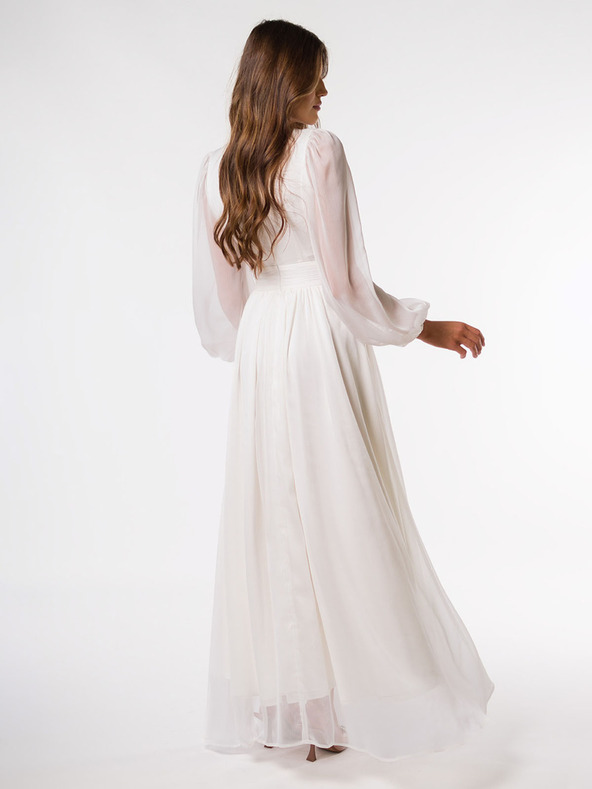 Edoti Bela maxi obleka SELENA