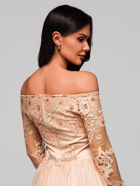 Edoti Mini obleka - breskova