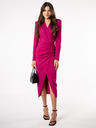 Edoti Midi obleke LORENA - fuksija barva