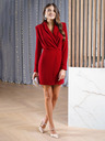 Edoti Elegantne mini obleke BLAISE - rdeče