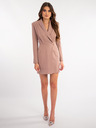 Edoti Elegantne mini obleke BLAISE - bež