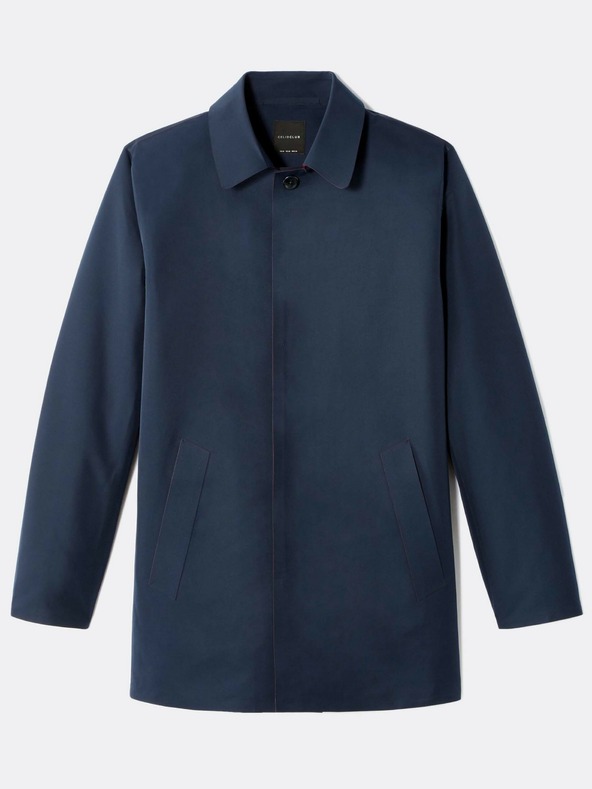 Celio Temno moder moški plašč Celio Nulaser