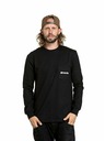 Meatfly Meatfly moška majica z dolgimi rokavi Harvey Black | Črna | Velikost