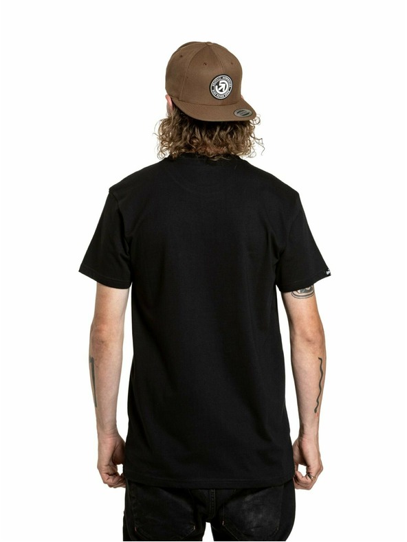 Meatfly Meatfly moška majica Joe Grey/Black | Črna | Velikost S | 100% bombaž