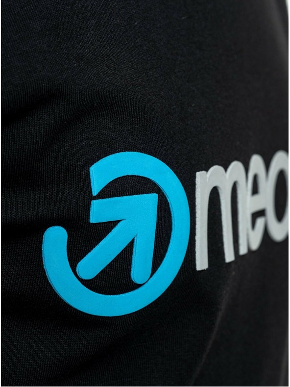 Meatfly Meatfly moška majica Joe Grey/Black | Črna | Velikost S | 100% bombaž