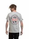 Meatfly Meatfly moška majica Yvans Round Globus Patch Siva