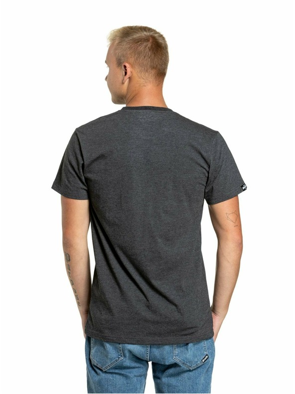 Meatfly Meatfly komplet moških majic MF Logo Multipack Charcoal Heather/Olive/Navy Heather | Siva